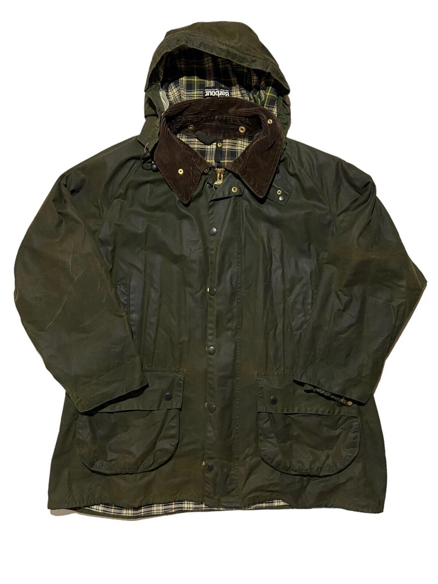 Men s Vintage Barbour A123 Gamefair Wax Jacket Brown Size C46