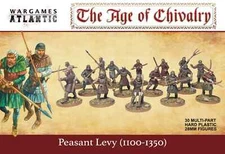Wargames Atlantic The Age of Chivalry Peasant Levy 28mm Fantasy Miniatures