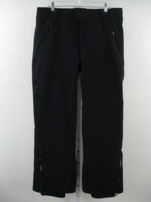 Women's sz XL Columbia Titanium Platinum Peak II 3L Stretch Ski Pants Black Snow