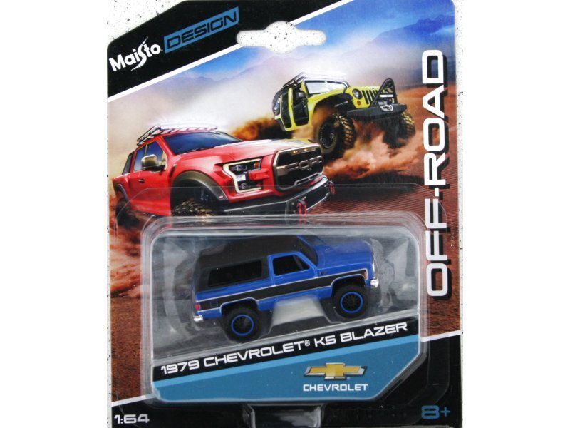 CHEVROLET K5 Blazer - 1979 - blue / black - Maisto 1:64 | eBay