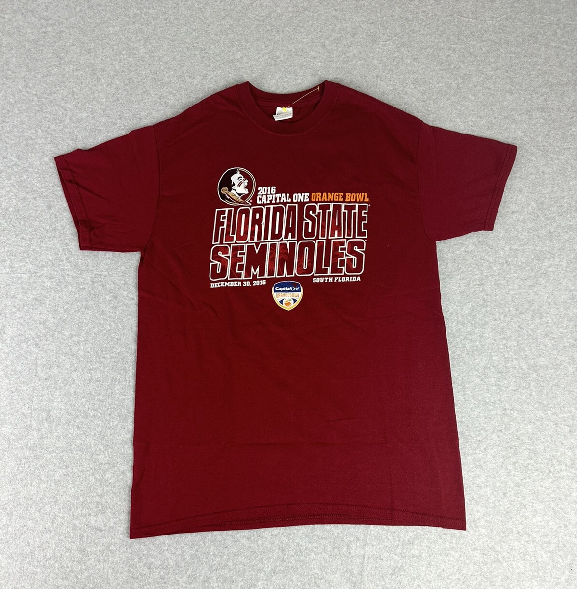 2016 FSU CAPITAL ONE ORANGE BOWL T Shirt MICHIGAN FLORIDA