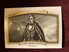 2017 Upper Deck Goodwin Champions #59 President William Henry Harrison Card