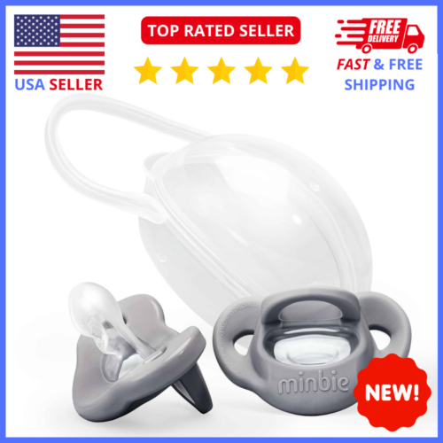 2 Pack Orthodontic Soother Pacifier - Nurtures Breastfeeding & Oral Health - Afbeelding 1 van 7