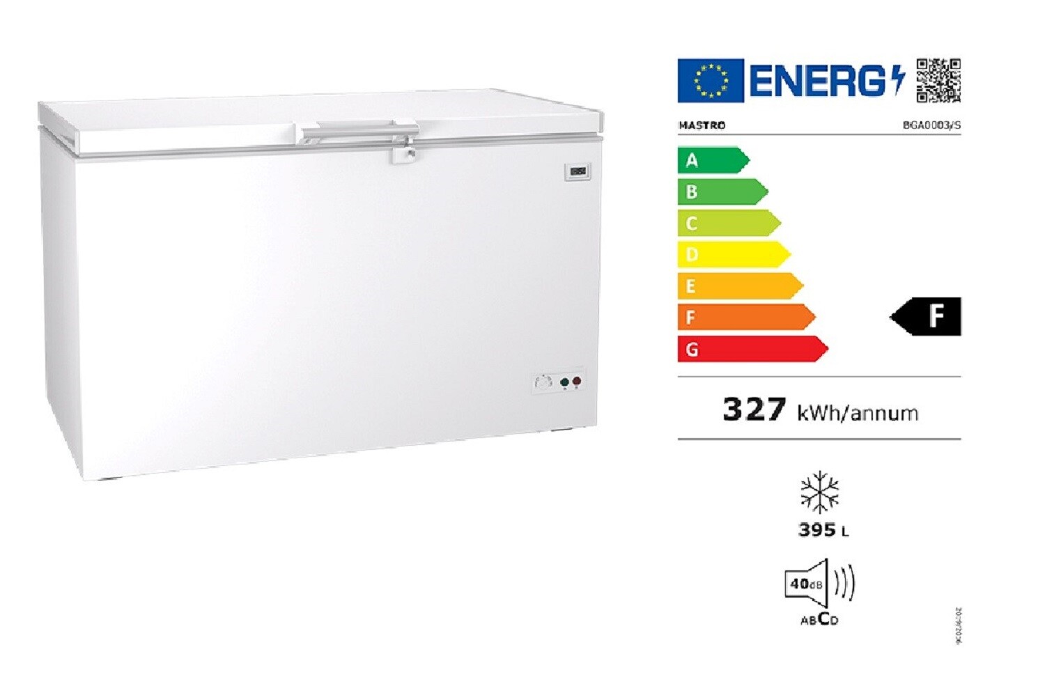 Kühltruhe und Gefriertruhe beide Kühlungsarten 395 Liter 230 V NEU Gastlando