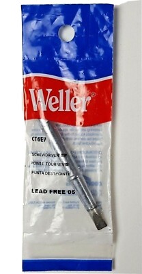 Weller W100 Soldering Iron TIP 1/4 inch 700 degree tip P/N CT6E7 nip 718-brcs4