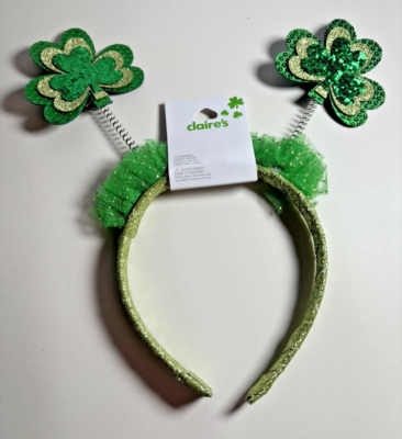NEW St. Patricks Day Clover Headband from Claire display picture 2