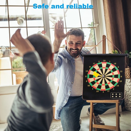 15inch Double Sided Magnetic Dart Board Indoor Dartboard Game Family Fun Gifts A - Picture 4 of 10