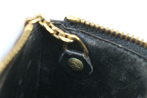 Louis Vuitton Black Epi Leather Noir Pochette Cles Key Pouch s329lk15 - Picture 3 of 12