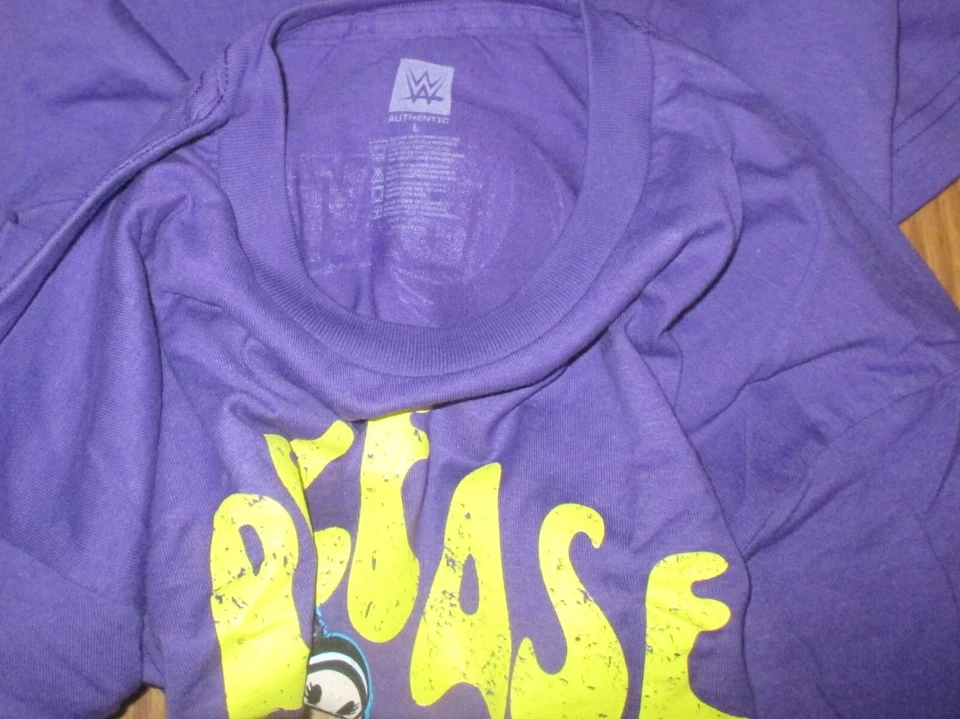 WWF WWE 大号 Bayley 摔跤 T 恤 Damage CTRL 紫色 Diva 女式 — 第 3/4 张图片