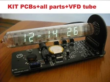 Nixie tube clock IV-18 VFD vintage desk clock KIT