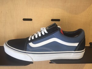vans black navy