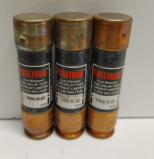 LOT OF 3 NEW OLD STOCK BUSSMANN FUSETRON 60A 250V RK5 FUSES FRN-R-60
