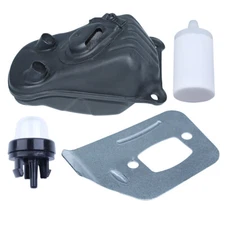 Exhaust Muffler Deflector Fuel Filter Primer Bulb Kit For Husqvarna 550XP Saws