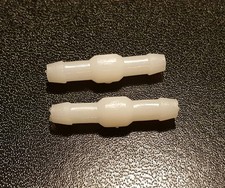 2x Schlauchverbinder Kunststoff Gerade für 4mm bis 5mm Schlauch Innenmaß SV-01.2