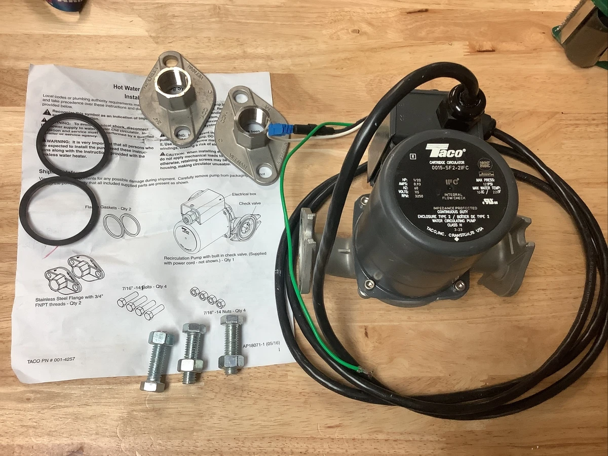 Rheem RH17920 Recirculation Pump Kit 662766608229 | eBay