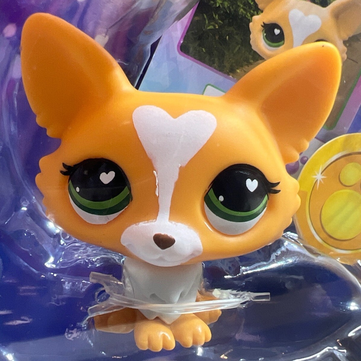 Littlest Pet Shop DISCO DANCE OFF G7 #202 CORGI DOG Virtual