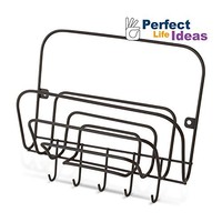 Perfect Life Ideas Key Holder Mail Rack Wall Mount Letter Organizer With Hooks - on sale Perfect Life Ideas Key Holder Mail Rack Wall Mount Letter Organizer With Hooks - on sale