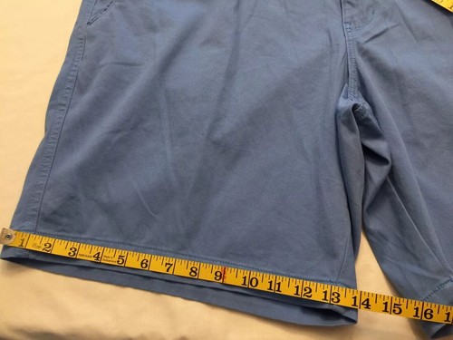 NWT Men's Foundry Shorts Flex 46 X10” Lake Blue Flat 5 Pocket Casual Twill Flat - Picture 7 of 10