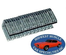 50-70 Ford Lincoln Mercury Fender Skirt Apron Dust Splash Shield Staples 24pc Cd