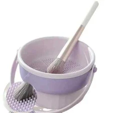 1pc, Cunsieun Makeup Brush Cleaner Mat, Makeup Brush Scrubber Bowl MWN295378