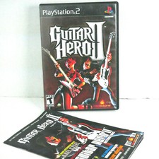 Guitar Hero II PS2, 2006 Sony Playstation 2 Case and Manual Only NO GAME