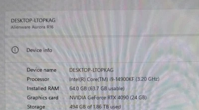 RTX 4090 listing on ebay