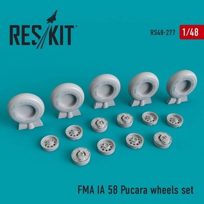 FMA IA 58 Pucar� (Pucara) wheels set for Kinetic / 1:48
