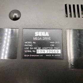 Sega Mega Drive Console HAA-2510 Controller Megadrive NTSC-J Japan Tested