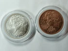 2020 Freedom Girl Silver Shield Round Coin 1 oz .999 Fine Silver NOT BU. READ