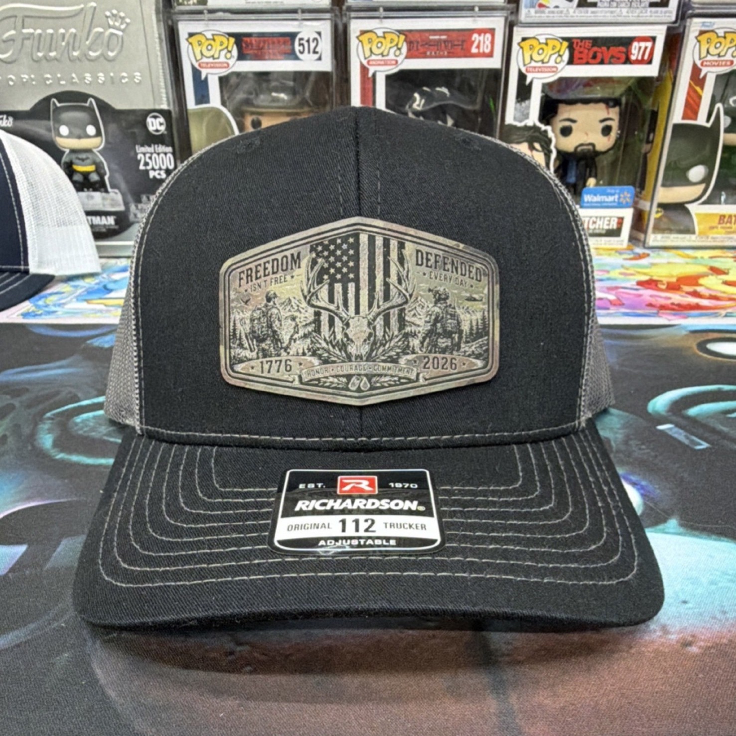 Black Gray Hunting/patriotic Usa Military