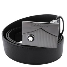 Montblanc Black 35 mm Saffiano-Printed Leathe...
