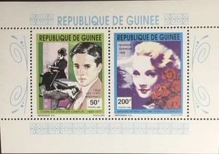 Guinea 1992 Personalities Sheetlet MNH