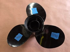 NEW ALUMINUM 12 1/2" X 8P MERCURY BLACK MAX PROP, 48-42738A45, FLO TORQ, P11129