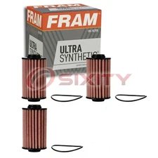 3 pc FRAM Ultra XG8765 Engine Oil Filters for 618-57090MP 618-57090 57090XP cv