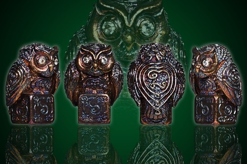 Phaya Nok Thued Thue Amulett Edition 11 Satta Loha Vogel auf Würfel Reichtum Glück - Bild 1 von 8