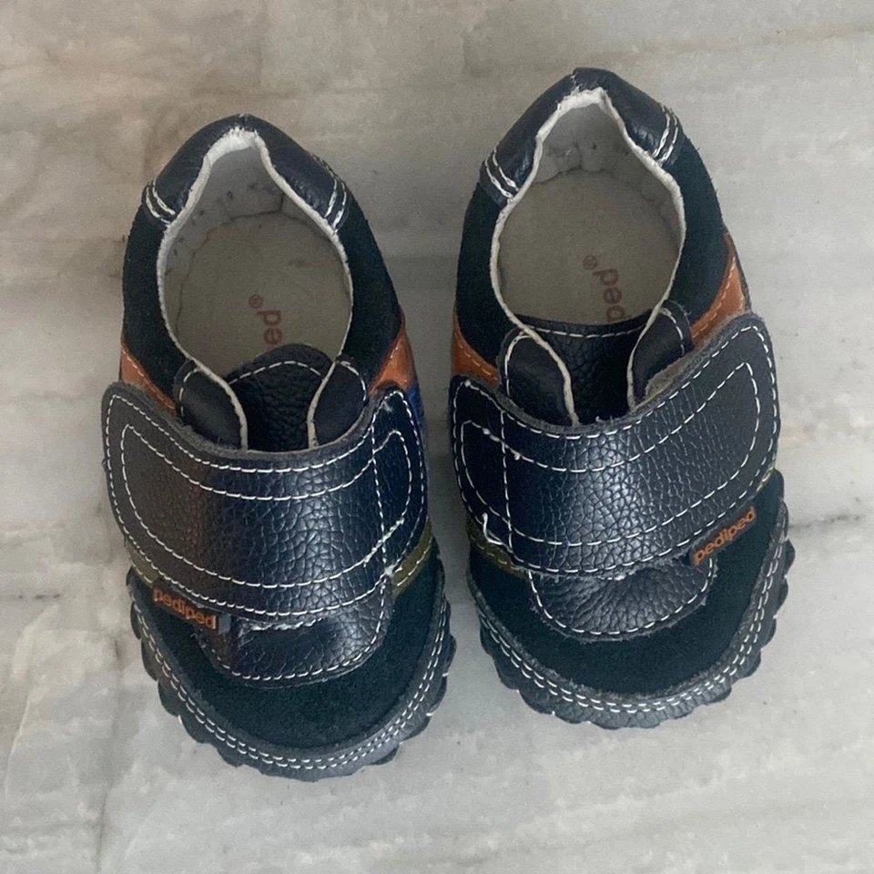 Zapatillas bebé de cuero pediped 0-6 meses Foto 2 de 4