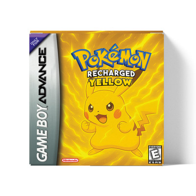 Pokemon Recharged Yellow GBA Cartridge (RTC) + Collectors Box