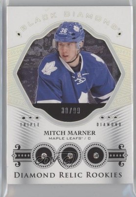 2016-17 Upper Deck Black Diamond Relic Rookies Triple 30/99 Mitch Marner RC 4p5