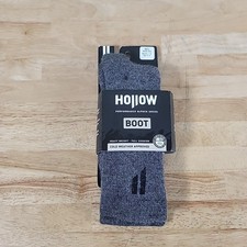 Hollow Performance Alpaca Socks Boot Medium Men 8-10 Women 7-10 Above Calf Grey