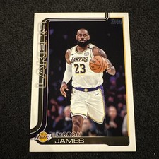2025-26 Topps Basketball - LeBron James (Base) #150 los angeles lakers NBA GOAT