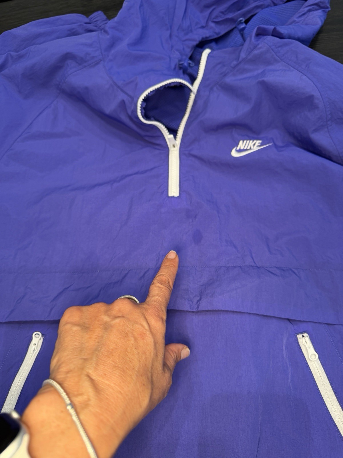 Nike Pullover Jacket Anorak Lined Jacket Sportswe… - image 10