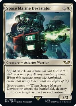 1x Space Marine Devastator - Universes Beyond: Warhammer 40,000 Near Mint - MTG