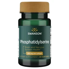 Swanson Phosphatidylserine 100 Milligrams 30 Sgels