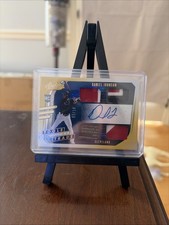 2021 Absolute Daniel Johnson Rookie Quad 3 Color Patch Auto Autograph RPA #30/10
