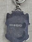 Antique Victorian Large Sterling Silver Etched Locket - Bird Design - England  — photo 8