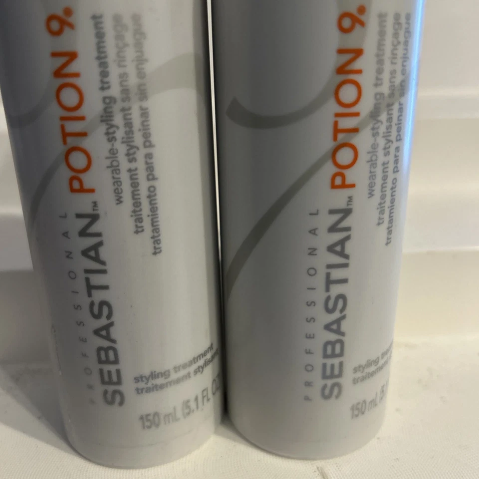 2X Sebastian Professional Potion 9 Tratamiento de peinado portátil 5,1 fl oz LEER Foto 4 de 4