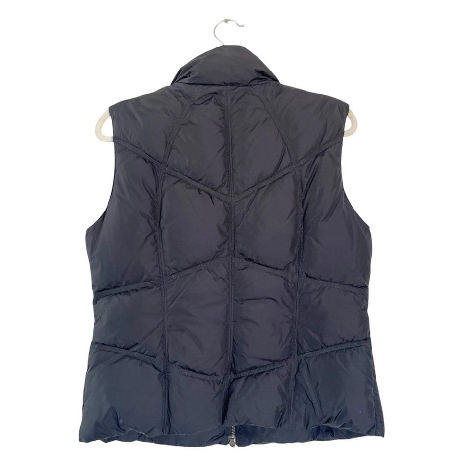 Add Goose Down Black Puffer Vest Quilted Size 12 - Image 2 of 4
