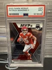 Panini 2020 Mosaic Patrick Mahomes II MVPs Kansas City Chiefs PSA 9 #297