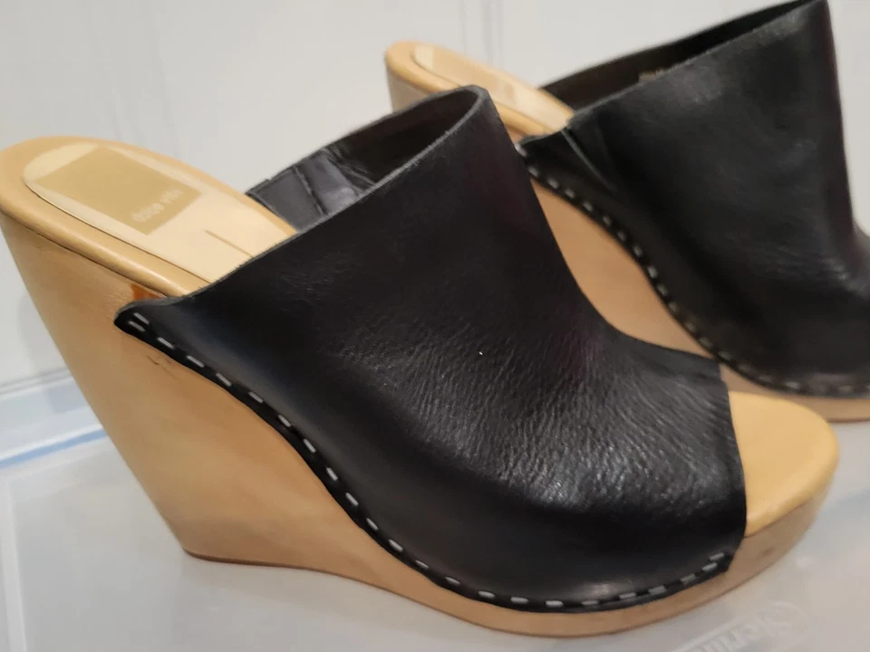 Летние сандалии на танкетке Dolce Vita Black Connee размер 6,5 - Изображение 2 из 4