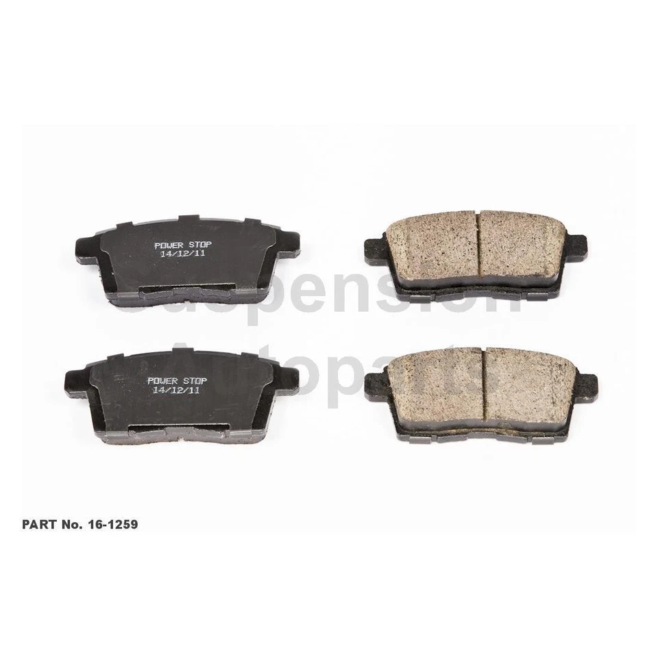 6 передних задних тормозных колодок для Mazda CX-7 2,5 л 2012 2011 2010 2009 2008 2007 - Изображение 3 из 4